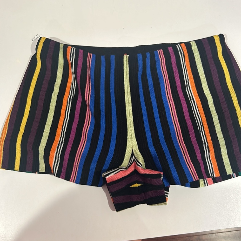 Missoni Elastic Waist Striped Shorts - Multicolor size 40